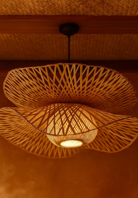 Ravasta House Crafted Butterfly Double Bamboo Lamp hanging for decor Home, Offices, Open spaces,Etc. - Image 5